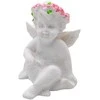 Statulėlė Angelas su vainikėliu, 4 cm - 2