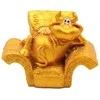 Statulėlė Jautis fotelyje, 7,5 cm - 1