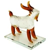Stiklinė skulptūrėlė Ožys, 11 cm
