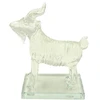 Stiklinė skulptūrėlė Ožys, 15 cm