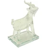 Stiklinė skulptūrėlė Ožys, 15 cm