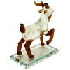 Stiklinė skulptūrėlė Ožys, 15 cm