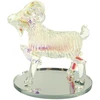 Stiklinė skulptūrėlė Ožys, 15 cm