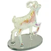 Stiklinė skulptūrėlė Ožys, 15 cm