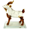Stiklinė skulptūrėlė Ožys, 15 cm