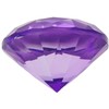 Stiklinis violetinis Deimantas, 5 cm