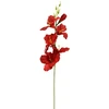 Tamsiai raudonas dirbtinis kardelis ant koto, 57 cm