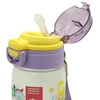 Vaikiška plastikinė gertuvė (2in1 sistema), 450 ml - Rožinė