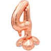 Vario spalvos pastatomas balionas - skaičius 4, 40 cm