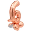 Vario spalvos pastatomas balionas - skaičius 6, 40 cm