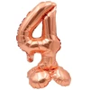 Vario spalvos pastatomas balionas - skaičius 4, 40 cm
