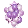 Violetinis balionų rinkinys, 14 vnt.