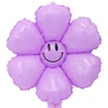 Violetinis folinis balionas Gėlytė, 43 cm