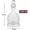 Viskio dekanteris, 1000 ml