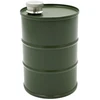 Žalia statinės formos metalinė gertuvė, 600 ml
