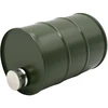 Žalia statinės formos metalinė gertuvė, 600 ml