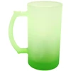 Žalias matinio stiklo bokalas, 500 ml