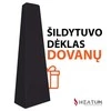 Heatum Atėnė Dujinis šildytuvas Piramidė Juoda su dujų balionu