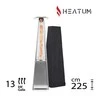 Heatum Kolba (stiklinė) dujiniam šildytuvui piramidė Atėnė (Nemokamas pristatymas)