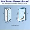 Kondicionierius Lango tarpinė Adolus (400 cm) mobiliam oro kondicionieriui