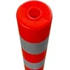 Lankstus įspėjamasis signalinis kelio stulpelis Eurostal 750 mm raudonas