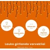 Lauko girlianda varvekliai (šiltai baltos LED lemputės) PROLED IP67 15m (Nemokamas pristatymas)