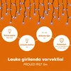 Lauko girlianda varvekliai (šaltai baltos LED lemputės) PROLED IP67 5m