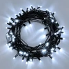 Lauko ir vidaus girlianda (šaltai baltos LED lemputės) 10 m PROLED juoda