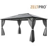 Lauko pavėsinė Zeltpro Deluxe 300x400 Pilka
