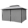 Lauko pavėsinė Zeltpro Prime 300x400 Pilka