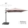 Zeltpro Lauko skėtis su Solid padu (užvalkalas dovanų) Lounge Taupe