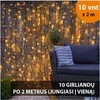 Lempučių užuolaida (girlianda) PROLED IP67 20x2 m