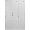Metalinė persirengimo spintelė trivietė su pertvara Rehalt Systems 1800 x 1200 x 500