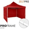 Prekybinė Palapinė 2x2 Raudona Zeltpro PROFRAME