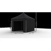 Prekybinė Palapinė 3x3 Juoda Zeltpro PREMIUM+