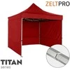 Prekybinė Palapinė 3x3 Raudona Zeltpro TITAN