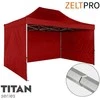 Prekybinė Palapinė 3x4,5 Raudona Zeltpro TITAN