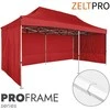 Prekybinė Palapinė 3x6 Raudona Zeltpro PROFRAME