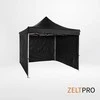 Prekybinės palapinės stogas ir sienos (4 vnt.) komplektas 3x3 Juoda Zeltpro PROFRAME