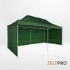 Prekybinės palapinės stogas ir sienos (4 vnt.) komplektas 3x6 Žalia Zeltpro PROFRAME
