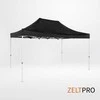 Prekybinės palapinės stogas ir sienos (4 vnt.) komplektas 3x2 Juoda Zeltpro PROFRAME