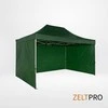 Prekybinės palapinės stogas ir sienos (4 vnt.) komplektas 3x4,5 Žalia Zeltpro TITAN