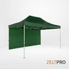 Prekybinės palapinės stogas ir sienos (4 vnt.) komplektas 3x4,5 Žalia Zeltpro TITAN
