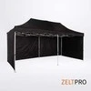 Prekybinės palapinės stogas ir sienos (4 vnt.) komplektas 3x6 Juoda Zeltpro PROFRAME