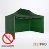 Prekybinės palapinės stogas ir sienos (4 vnt.) komplektas 3x2 Žalia Zeltpro PROFRAME