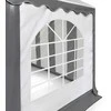 PVC Palapinė - Paviljonas Zeltpro 4 x 8 Baltas/Pilkas