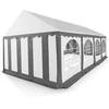PVC Palapinė - Paviljonas Zeltpro 4 x 8 Baltas/Pilkas