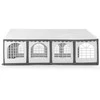 PVC Palapinė - Paviljonas Zeltpro 4 x 8 Baltas/Pilkas