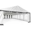 PVC Palapinė - Paviljonas Zeltpro 6 x 12 Baltas/Pilkas