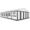 PVC Palapinė - Paviljonas Zeltpro 6 x 12 Baltas/Pilkas